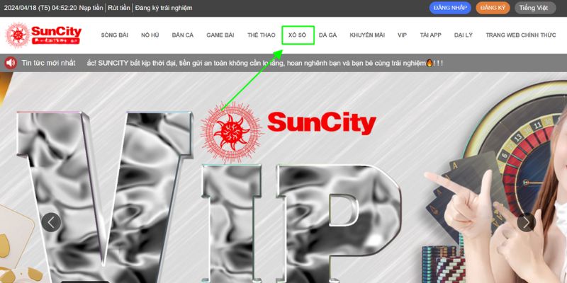 Cách tham gia cá cược xổ số tại Suncity cho người mới